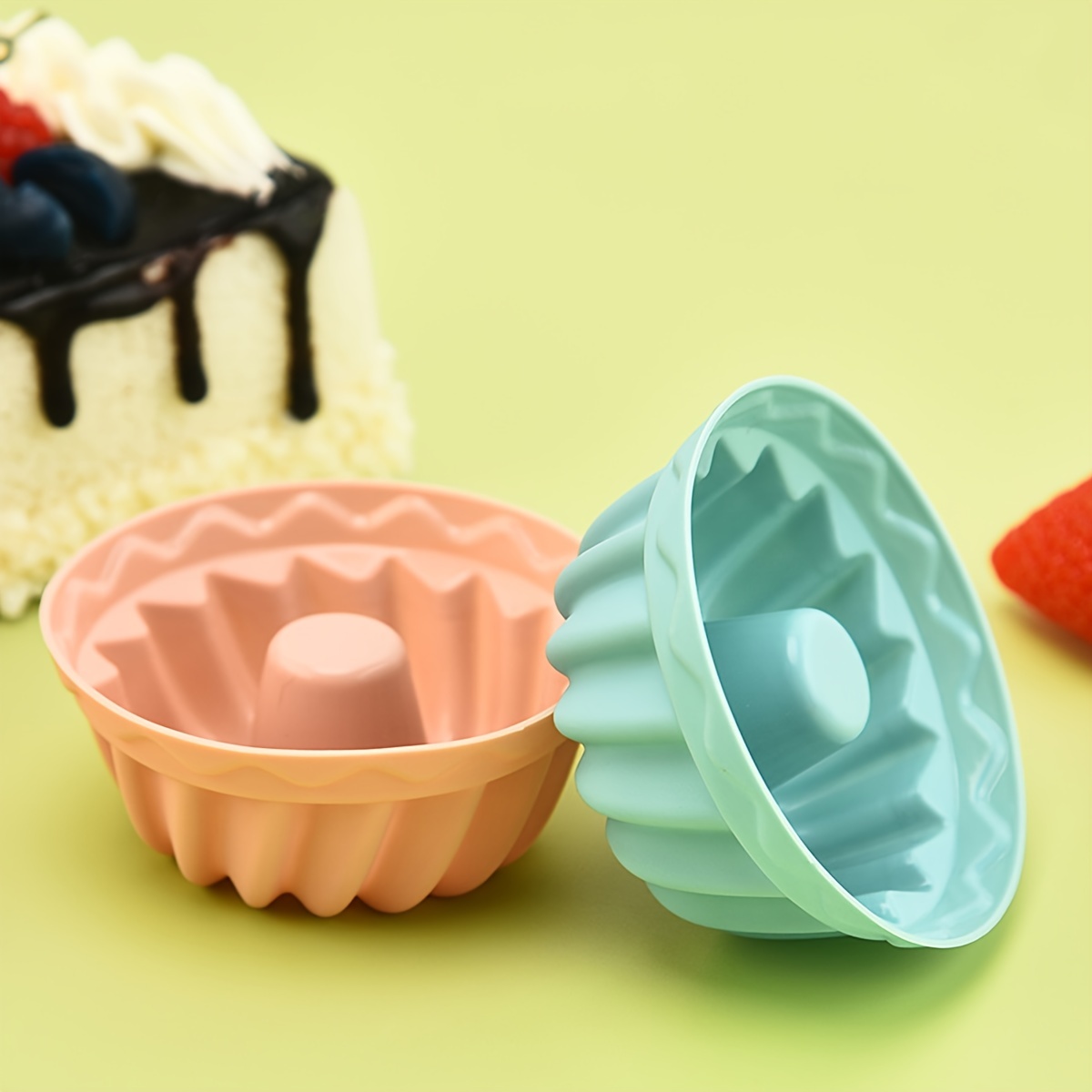 Reusable Silicone Muffin Mold Mini Size Multiple Flower - Temu