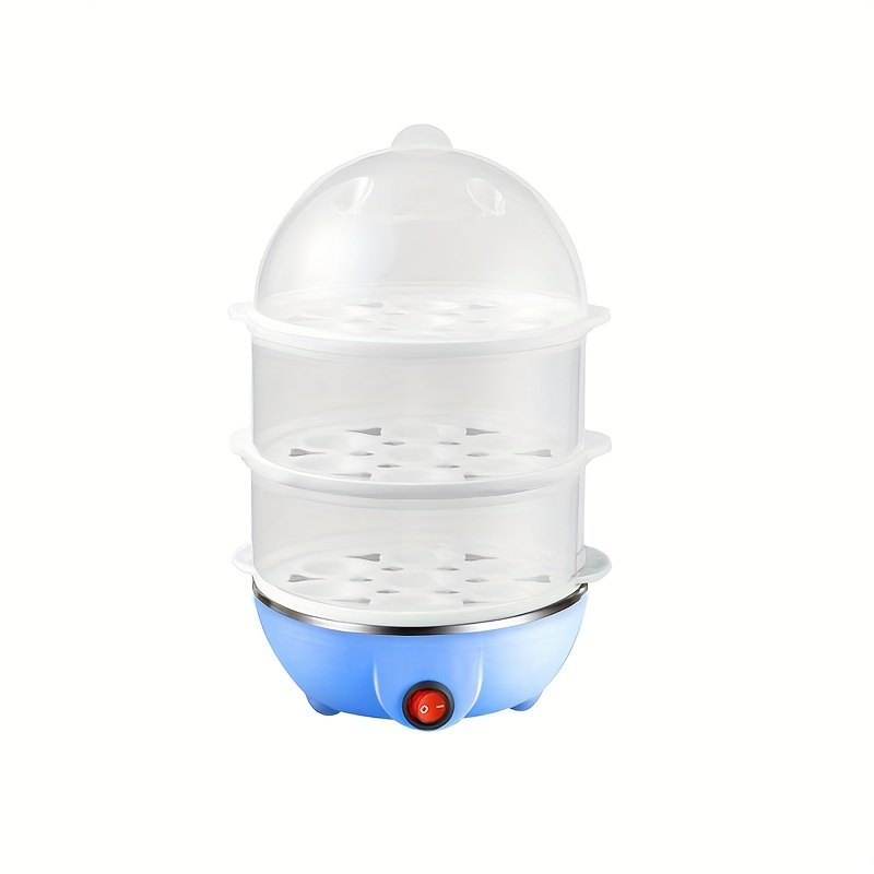 Egg Cooker,Egg Steamer,Home Stainless Steel Egg Steamer Automatic Power-off  Multi-function Breakfast Machine One Button Switch Electric Egg Boiler