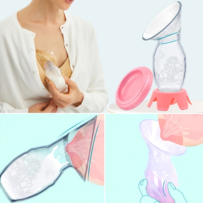 100ml Silicone Manual Control Breast Pump, Breast Milk Collector