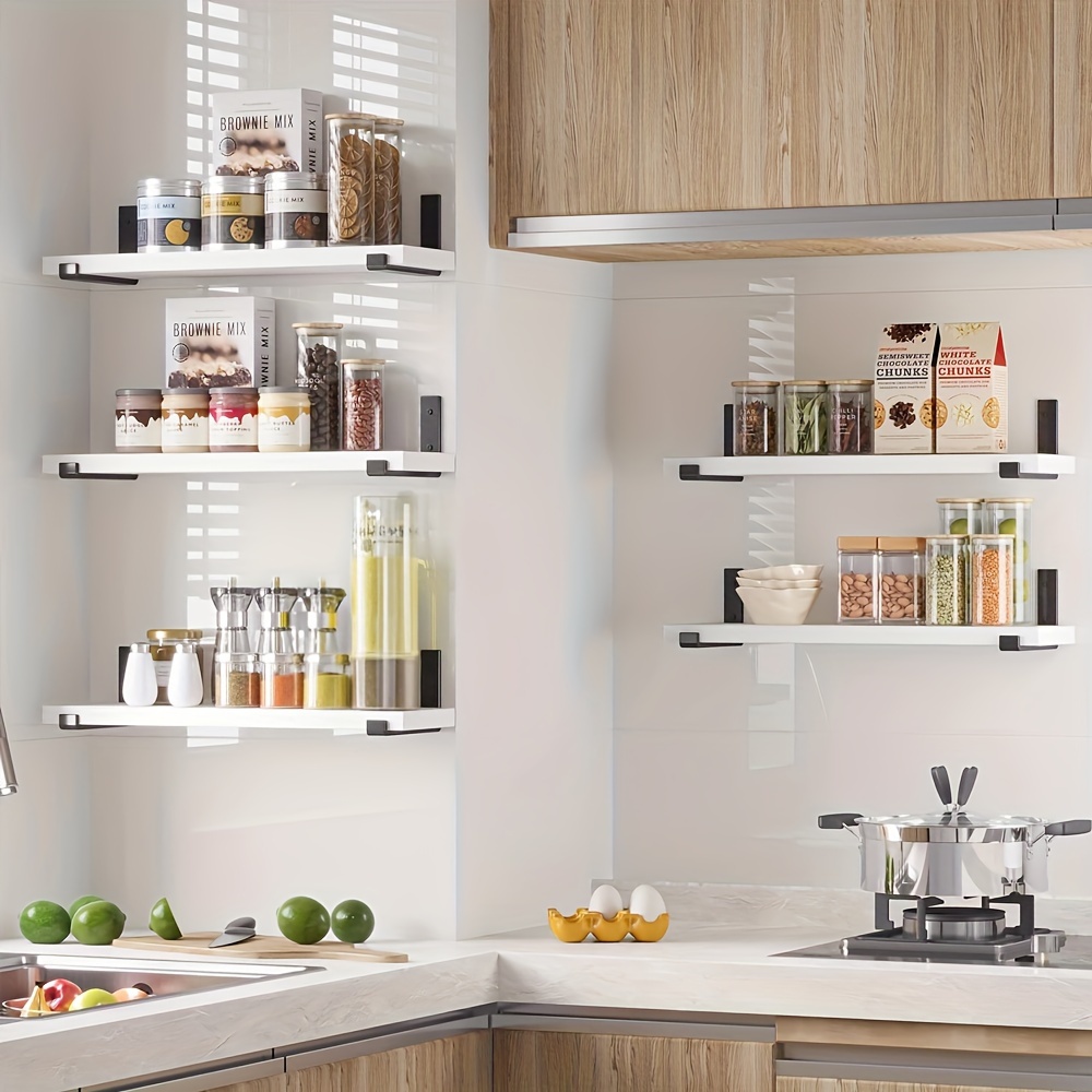 Bathroom Storage Organizer For Cosmetics Shower Rack Shelf Kitchen  Organization Wall Mount Holder Spice Accessories Items