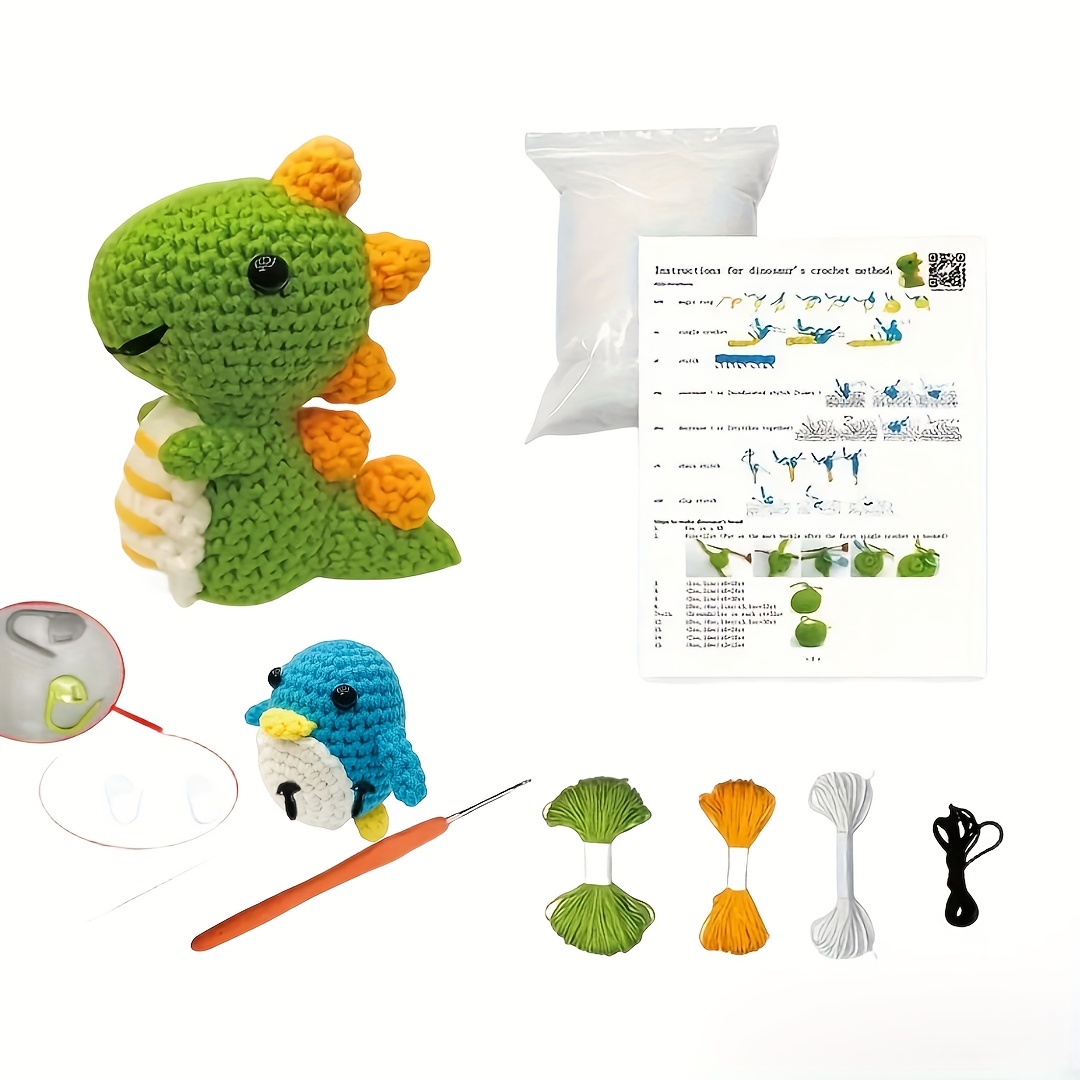 Crochet Kit For Beginners Kids - Temu