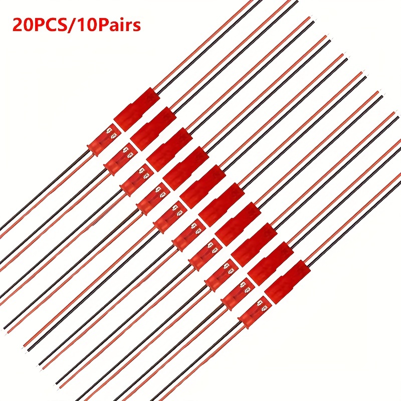 5/10pair Mating Wire 2p Pull Out Connection With Wire Led Male Female Plug Wire Air Connector Terminal