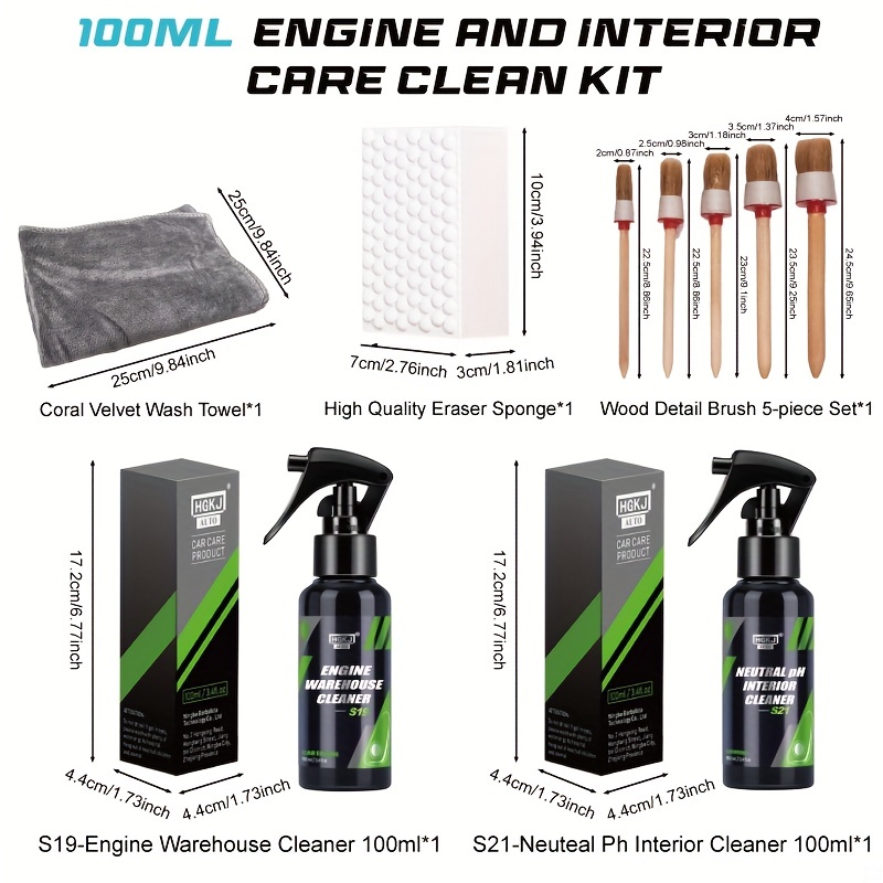 Engine Bay Cleaner S19 Degreaser Cleaner Concentrate Clean Engine Compartment