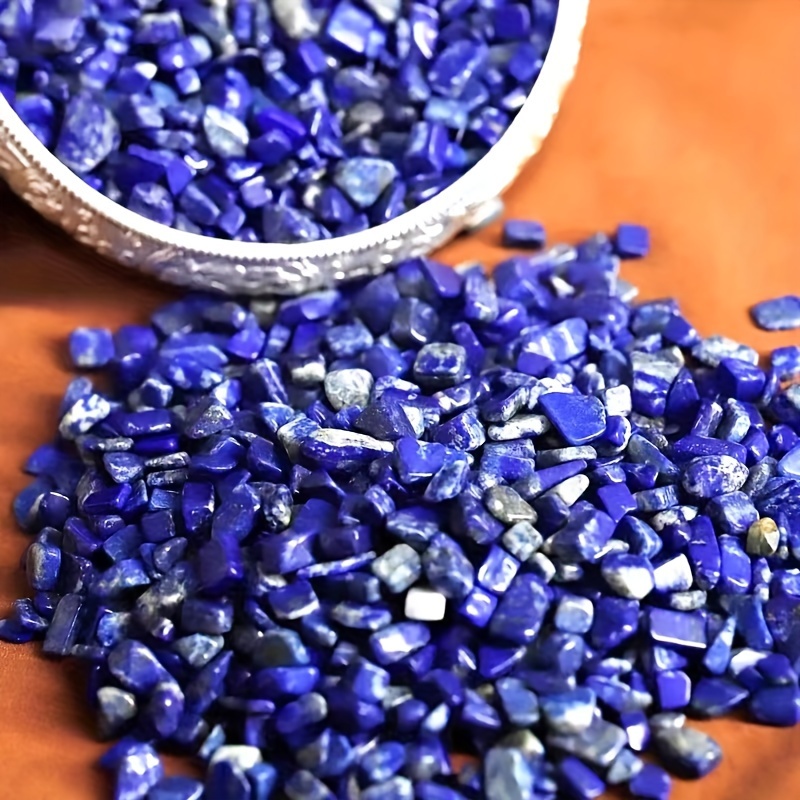 

100g Natural Lapis Lazuli Crushed Stone, Aromatherapy Stone, Fish Tank/flower Pot/aquarium Diy Decoration