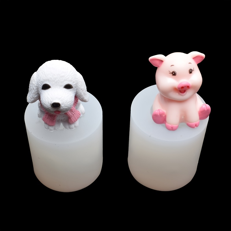 Kawaii Piggy Candle Mold Pig Candle Silicone Molds for Candle Making Candle  Craft Mold Soap Mold Resin Molds Baking Molds 