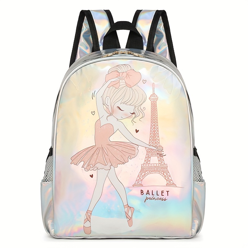 1pc Sac De Danse De Ballet Grand Sac À Dos En Matériau Laser - Temu France