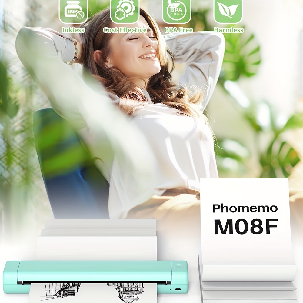 Phomemo M08f A4 Thermal Paper Compatible Brother - Temu