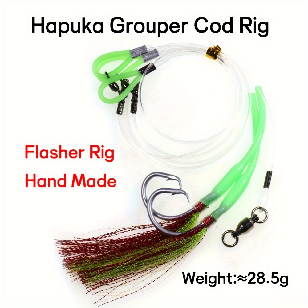 Hand Tied Strong Hapuka Groper Cod Rig Deep Sea Flasher - Temu Canada