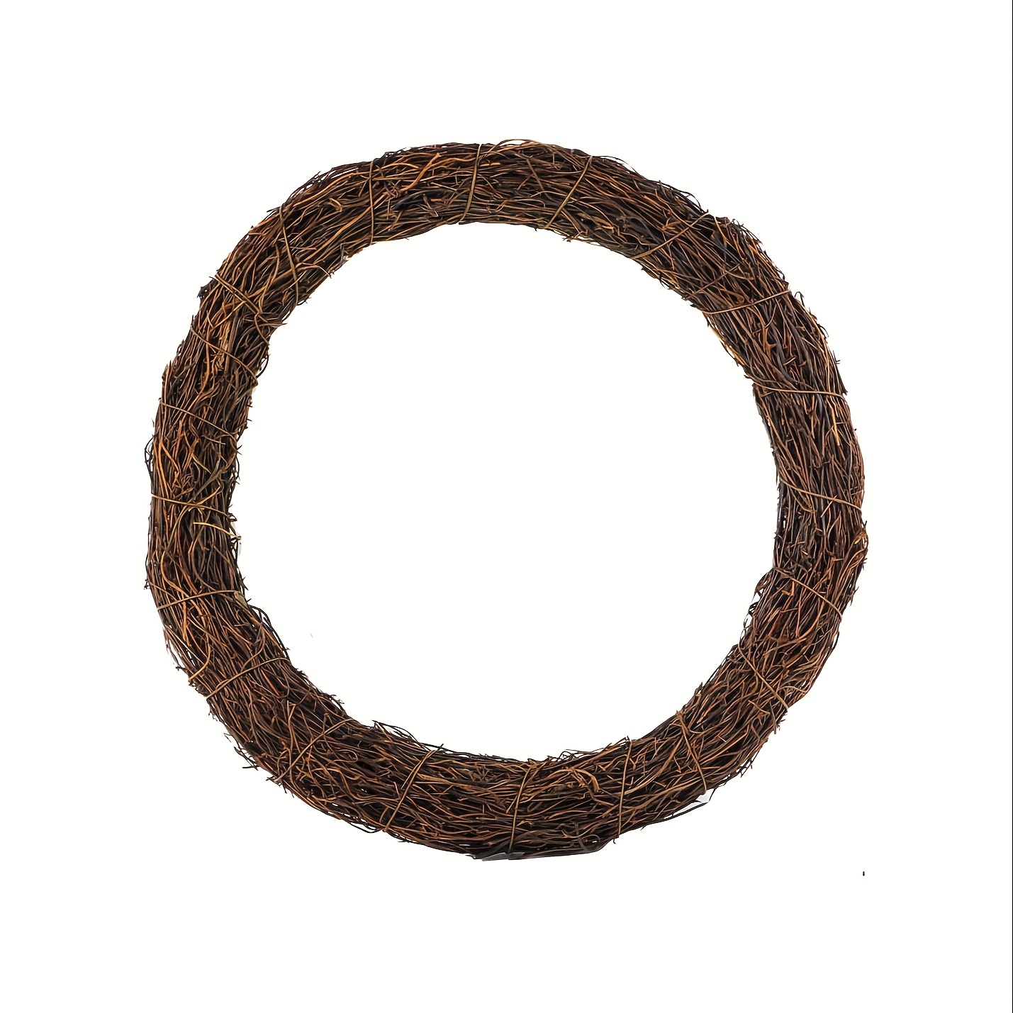 12 Natural Grapevine Twig Wreath DIY Wedding Decorations - Brown