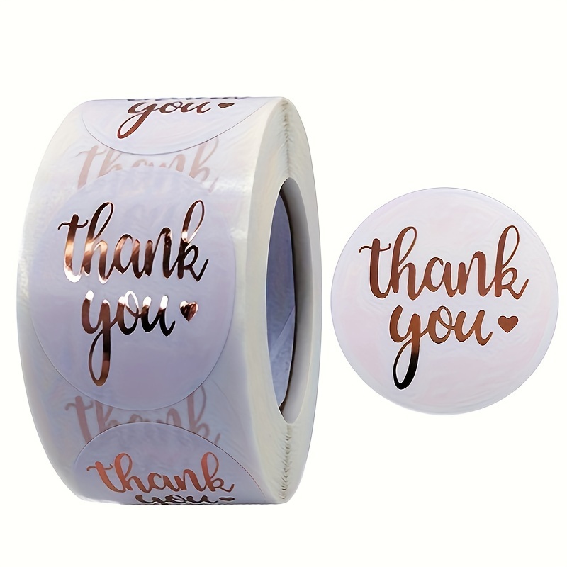 Round Golden Aluminum Foil Adhesive Label Sticker Roll Tube - Temu