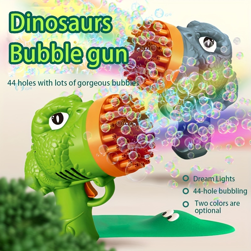  Electric Bubble Machine, Dinosaur Bubble Maker Outdoor