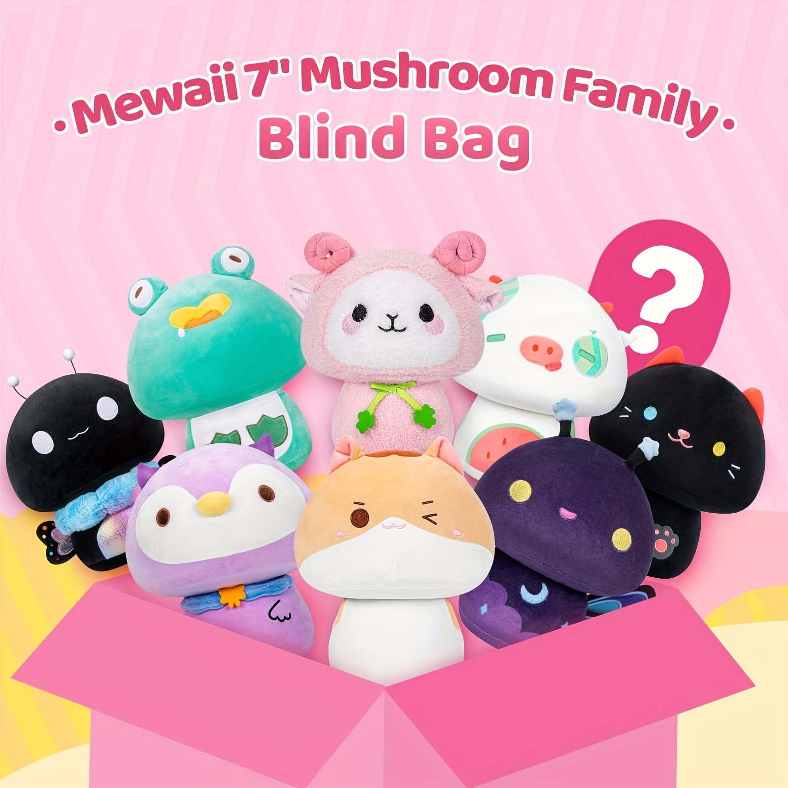Mewaii® Blind Bag season G Mushroom Plush Toy Soft Stuffed - Temu Canada