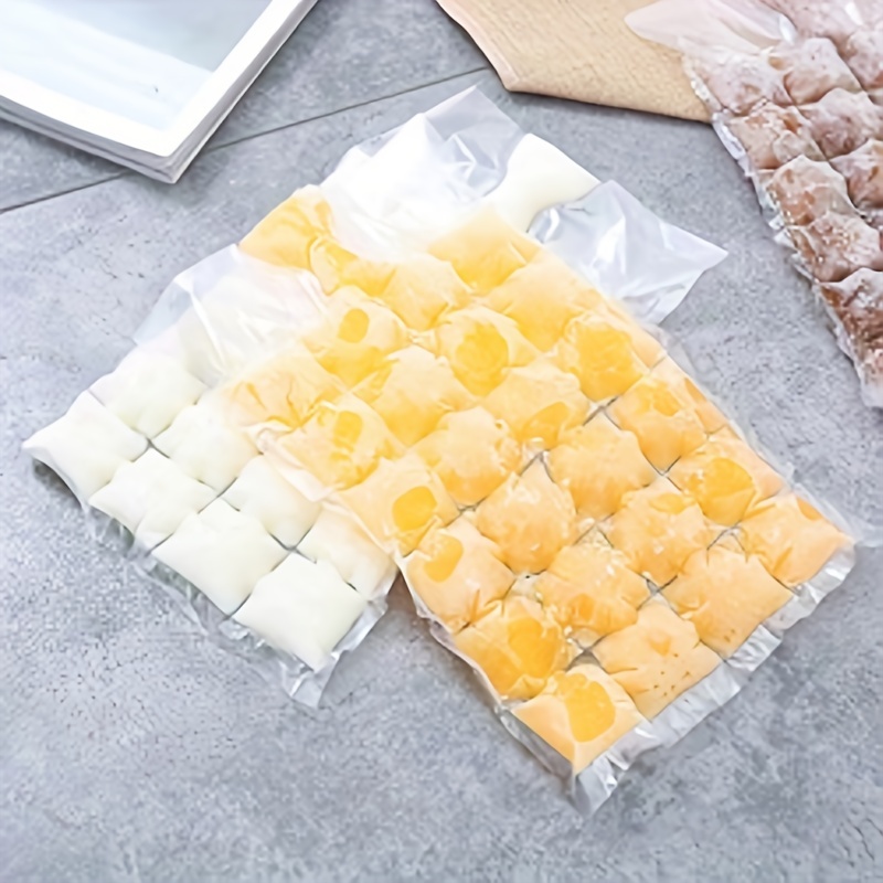 Ice Cube Bags, Disposable Plastic Ice Bag With Funnel, Disposable Ice Tray,  Refrigerated Ice Bag, Fresh-keeping Bag For Picnics, Sports And First Aid,  Home Supplies - Temu