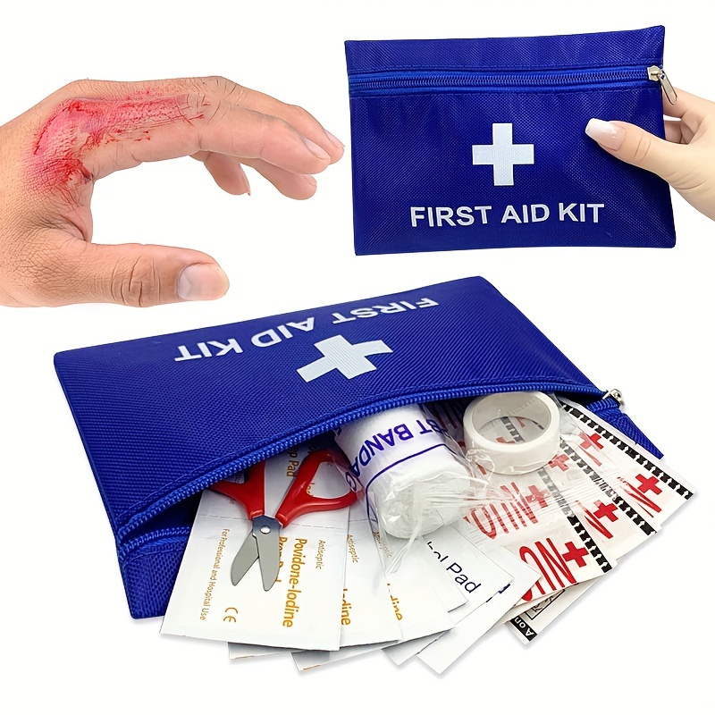 Kit de primeros auxilios profesional de 200 piezas para el hogar, el coche  o el trabajo: Suministros médicos de emergencia para camping, caza