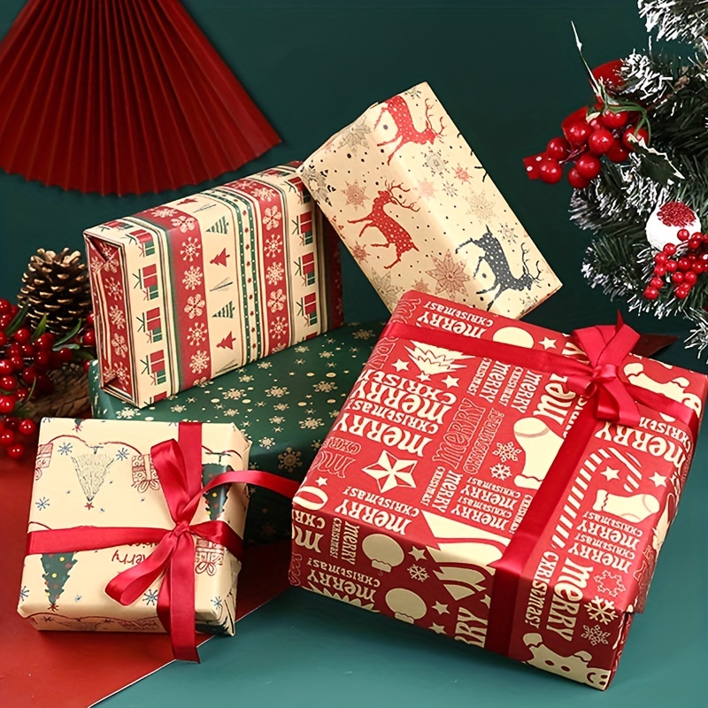 Halloween Diy Gift Wrapping Paper Tape Christmas Gift - Temu