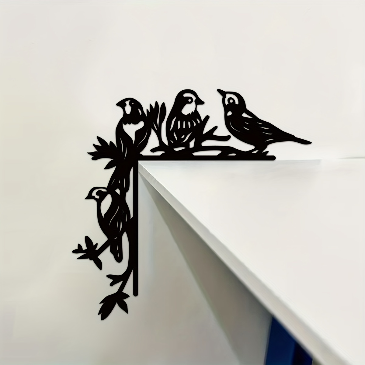1 Unid Cuatro Pájaros Pegatinas Decorativas Pared - Temu