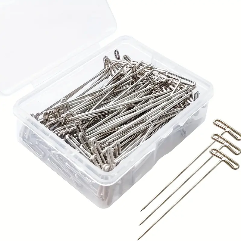 T Pins Various Sizes T Pins For Blocking Knitting Wig Pins T - Temu Germany