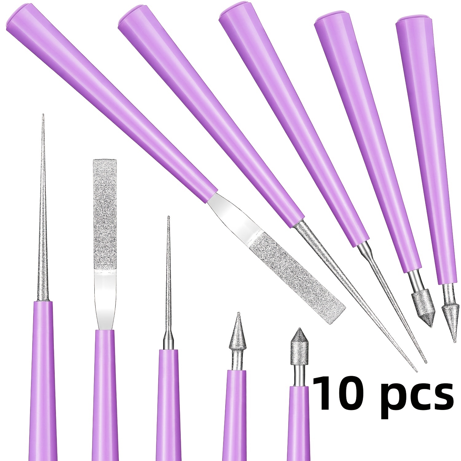 Diamond Coated Bead REAMERS 10pcs