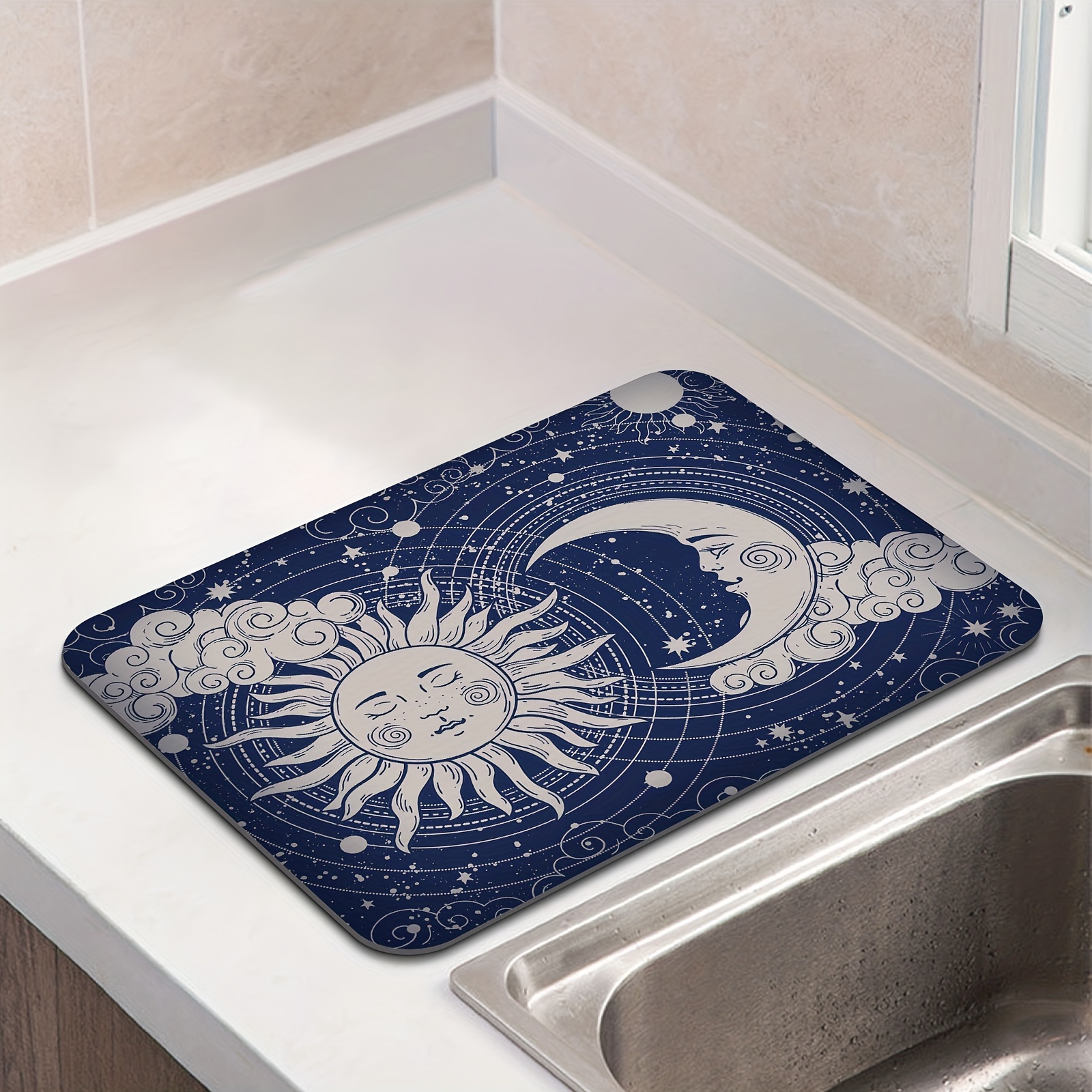 Astrology Magic Dish Drying Mat - Heat Insulation Pads For Kitchen  Countertops - Tabletop Protection And Home Kitchen Dining Table Decor -  Temu France