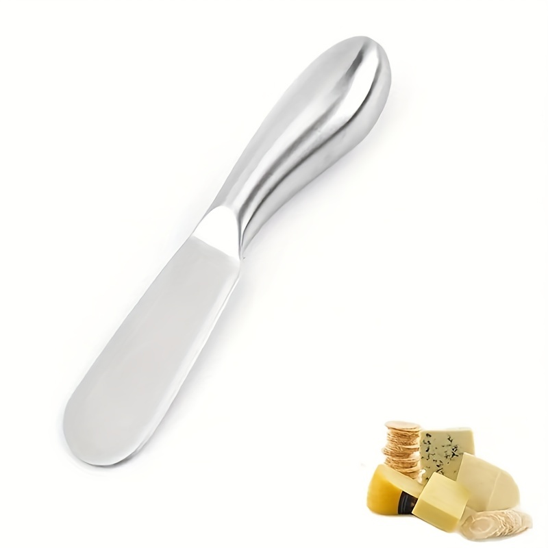 Long Handle Stainless Steel Butter Knife Spatula Perfect For - Temu