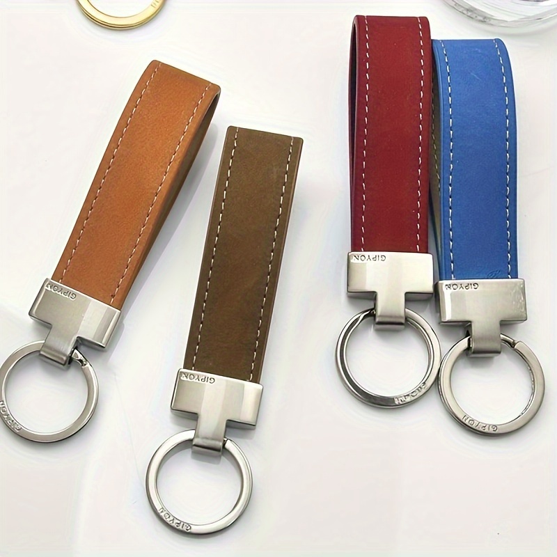 Suede Car Key Chain Men's And Women's High end Faux Leather - Temu