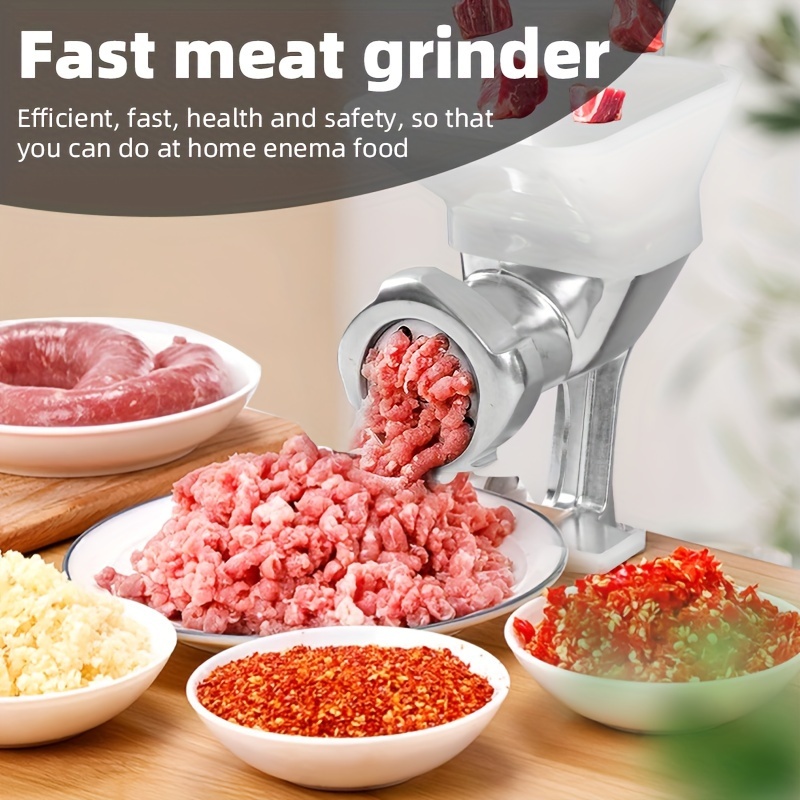 Meat Grinder, Manual Home Sausage Maker, Hand Crank Meat Grinder