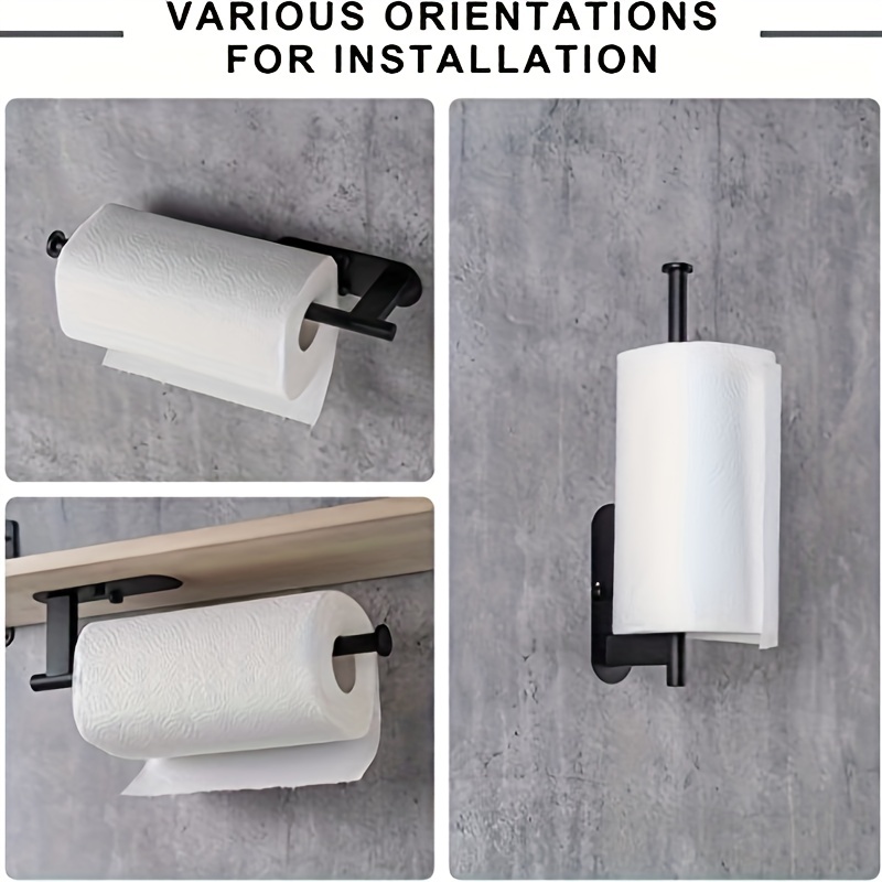 Nordic Wall-mounted Toilet Paper Holder For Bathroom, Kitchen Tissue Box,  Paper Towel Rack, Napkin Holder