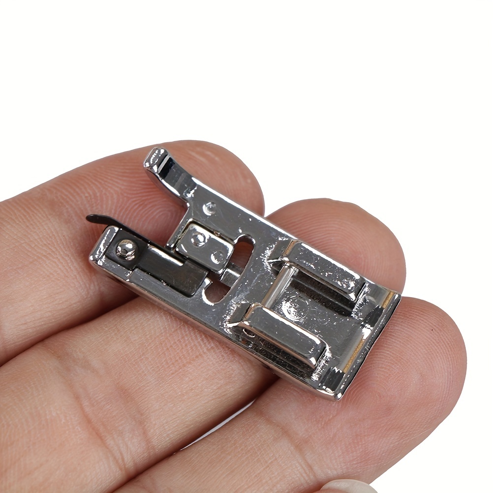 1pc Overlock Overedge Overcasting Sewing Machine Presser Rolled Hem Foot  Tool For Low Shank Snap-On Singer, Brother Yj222-2