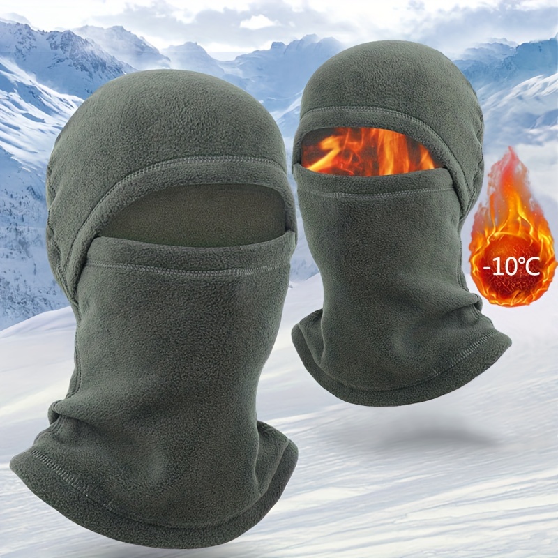 Trois 3 trous 1 trou masque de ski balaclava chaud hiver chapeau de neige  ninja