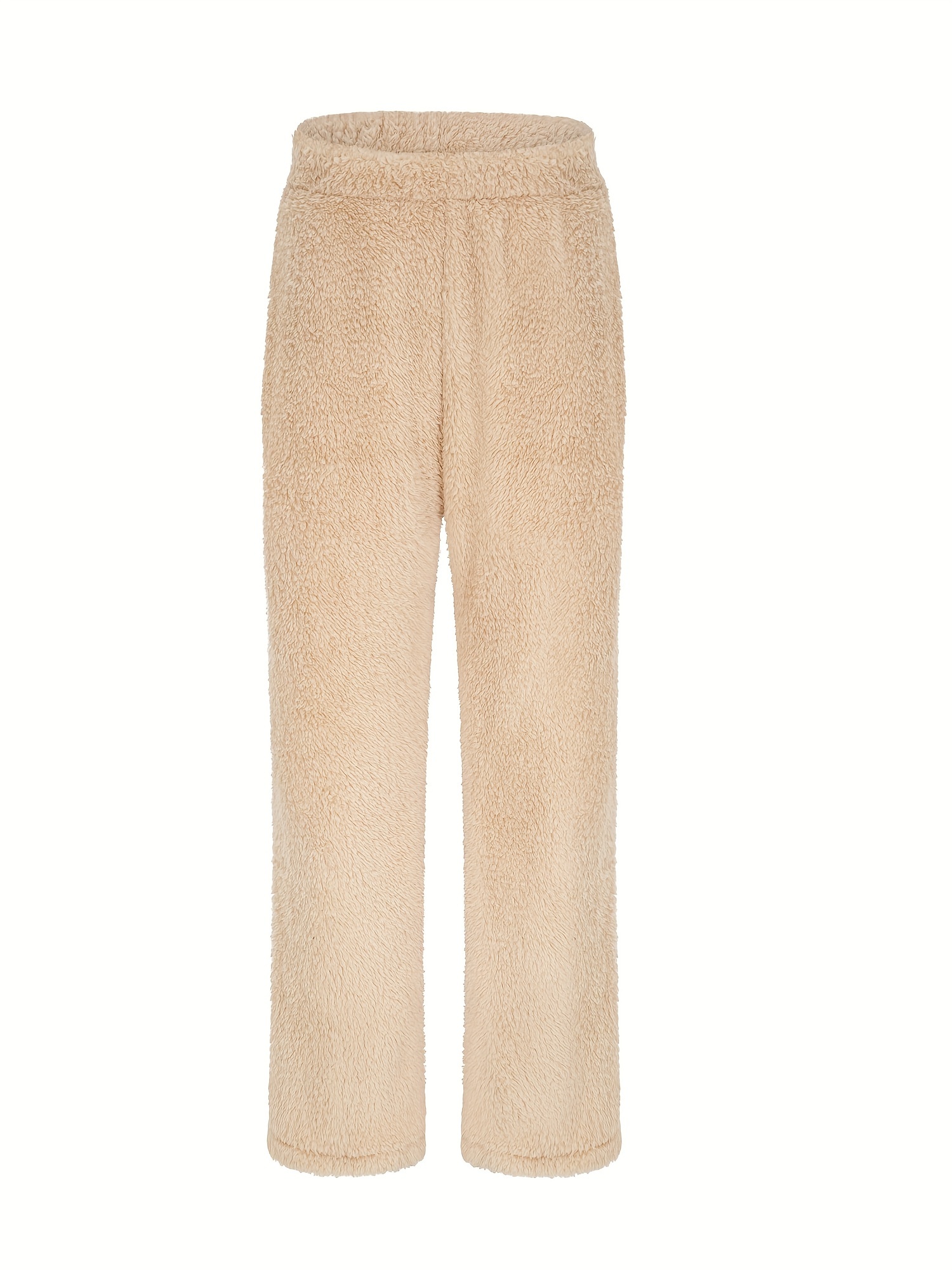  Pantalones de lana de invierno para mujer, pantalones