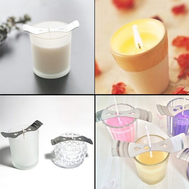 Cotton Candle Wick,wicks Coated With Paraffin Wax, Candle Wick Stickers And  Metal Candle Wick Holders For Candle Making, Suit For Soy Beeswax Candle  Making Diy - Temu