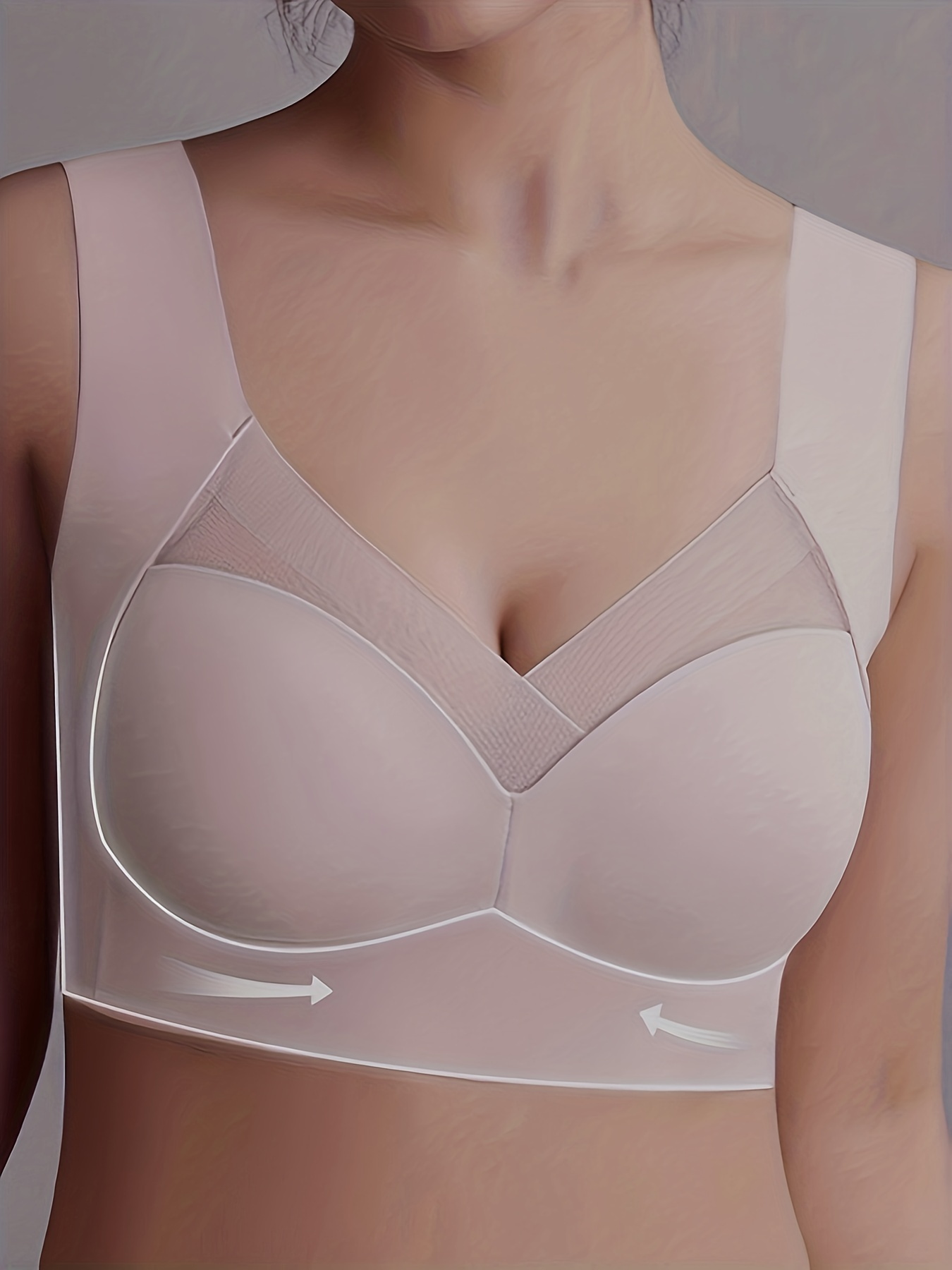 Ever So Cute Bra for Seniors, Eversocute Bra, Wirefree Comfortable Padded  Lift Push Up Bra, Beige, Medium : : Clothing, Shoes & Accessories