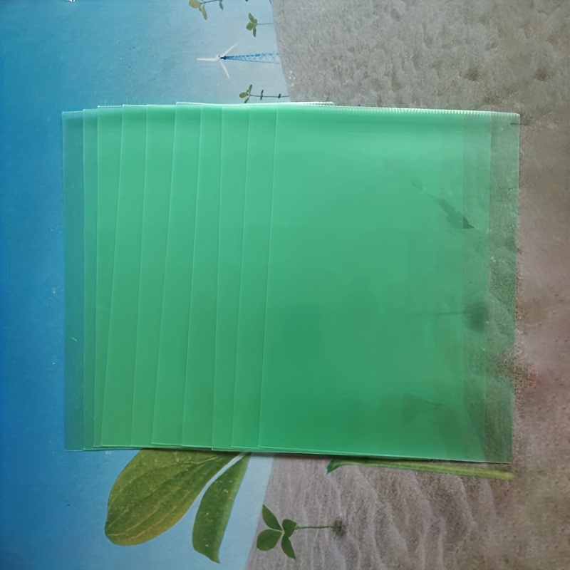 Document Folder Waterproof File Folder with Plastic Sleeves Sheet