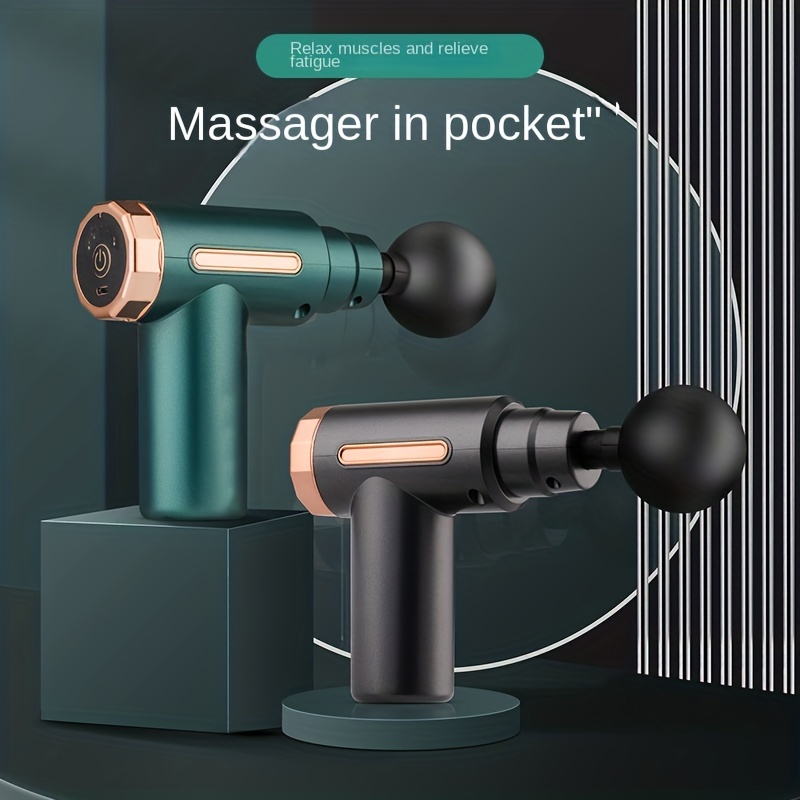 Smart Fascia Gun, Muscle Relaxer, Electric Massager, Shock Handheld Impact  Massage Device Portable Stick Hammer - Temu