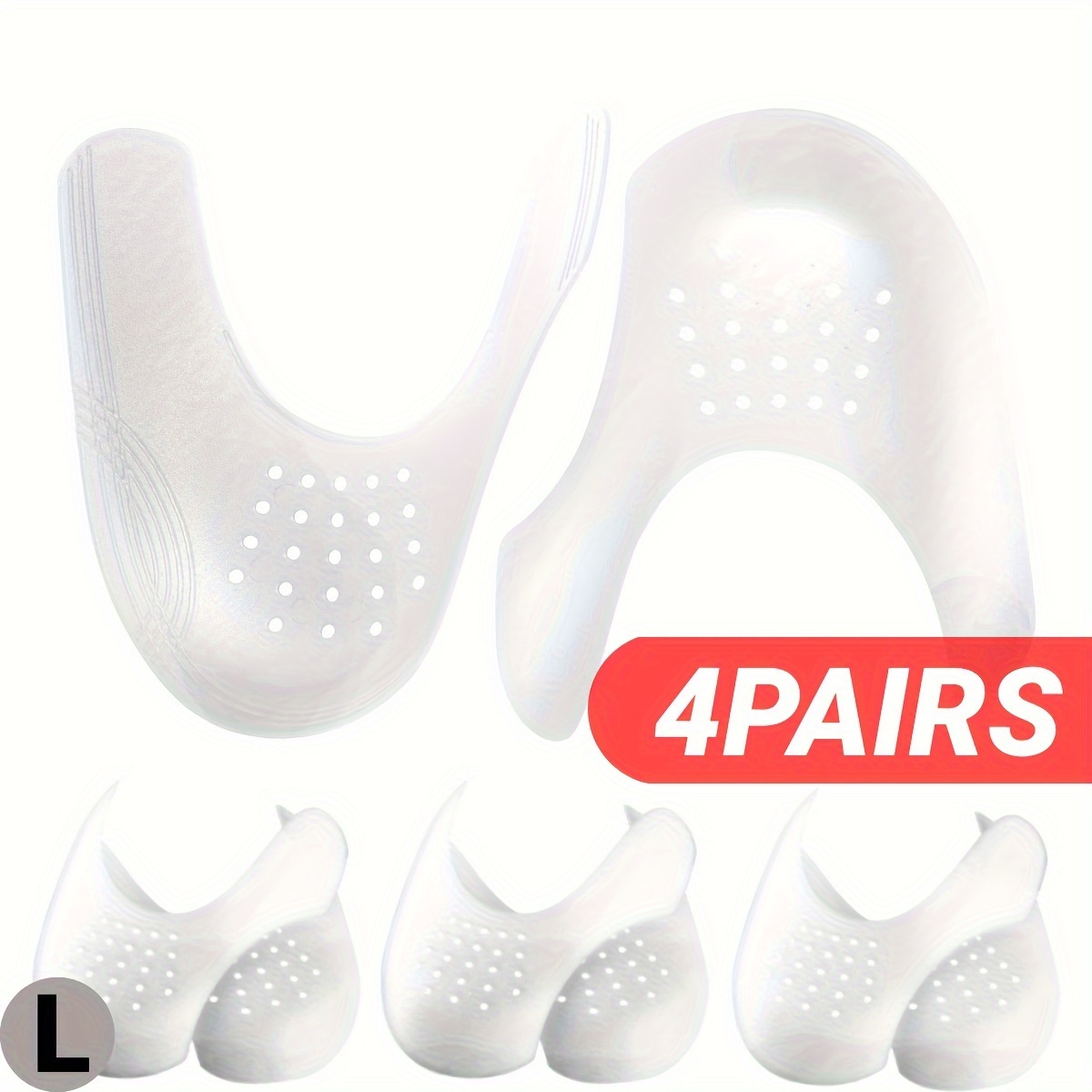 5 pares de protectores antiarrugas para zapatos, protectores para  zapatillas de 