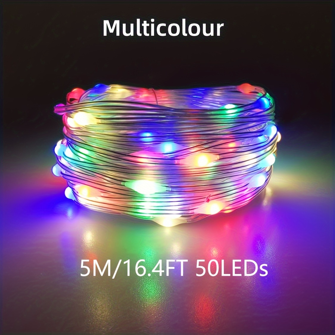 Colored string lights for hot sale bedroom