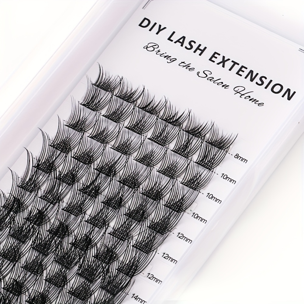 Super Thin Band Reusable Cluster Lashes Wispy Cluster Lashes For Diy Lash Extensions Temu 1042