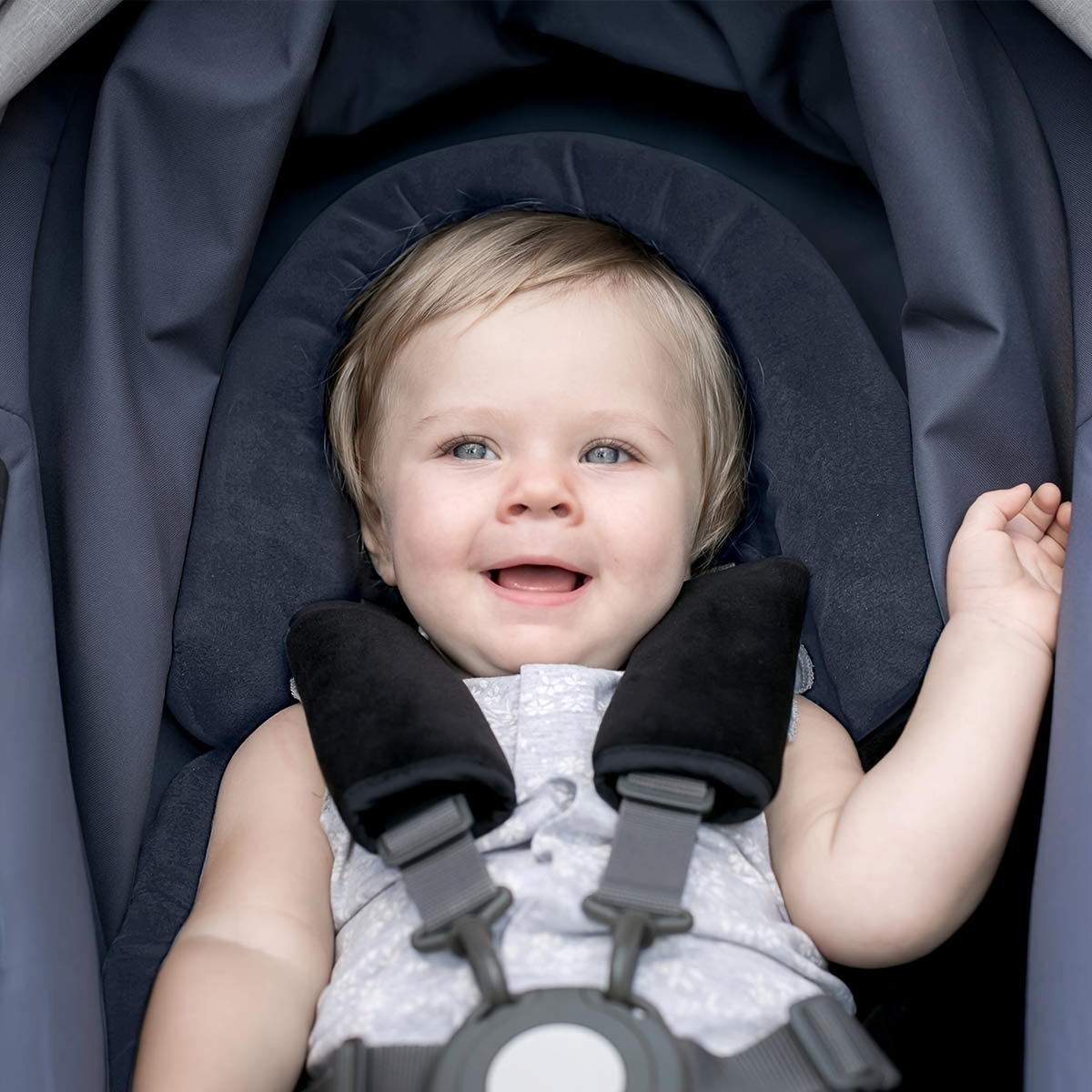Housses de sangle de siège de voiture pour bébé, housses de coussinets de  ceinture de sécurité