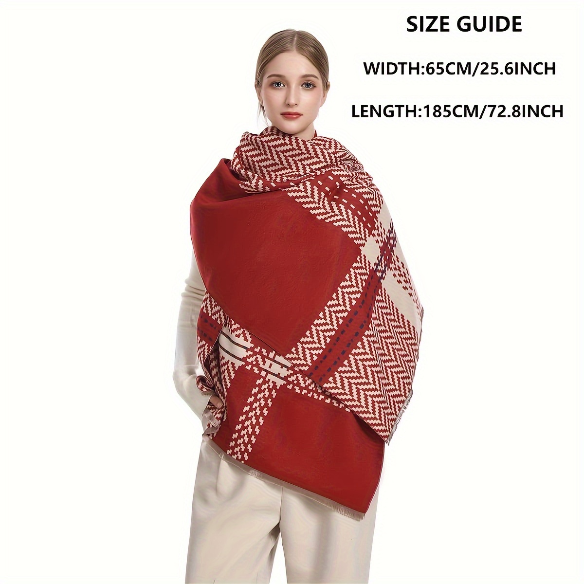 Thick cashmere scarf sales