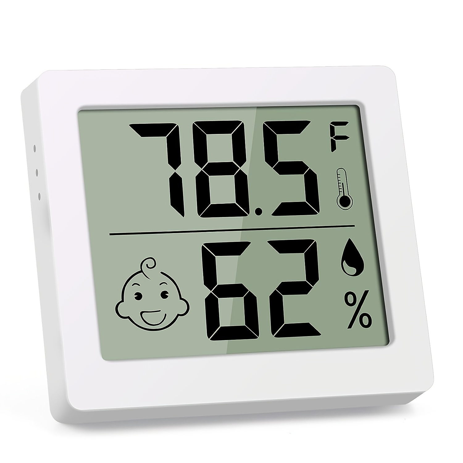 1pc Mini Thermo Hygrometer Rechargeable Digital Hygrometer - Temu