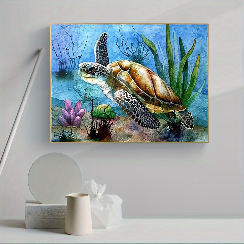 Beach Turtle - Full Round - Diamond Painting (30*40cm)