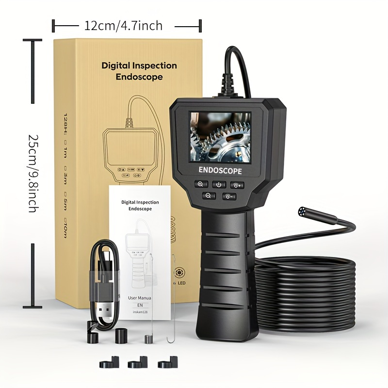 Endoscope industriel HD 1m10m Caméra filaire Connectez - Temu Canada