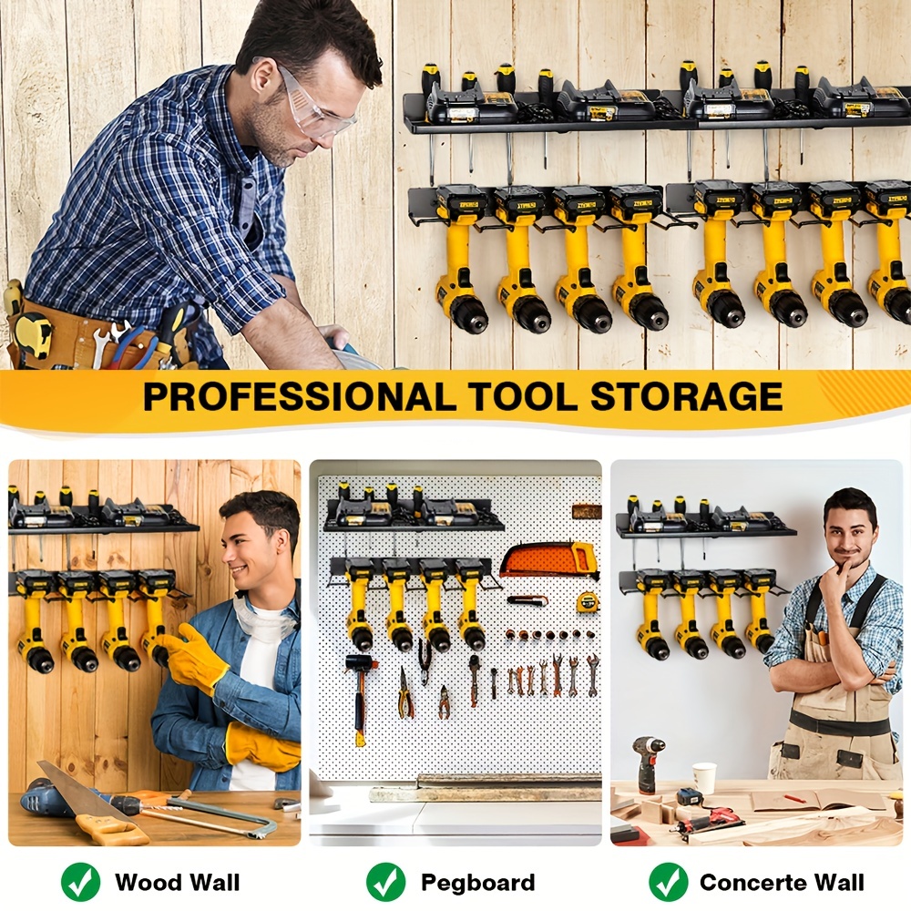 Power Tool Storage Shelf Power Tool Organizer Power Tool Storage