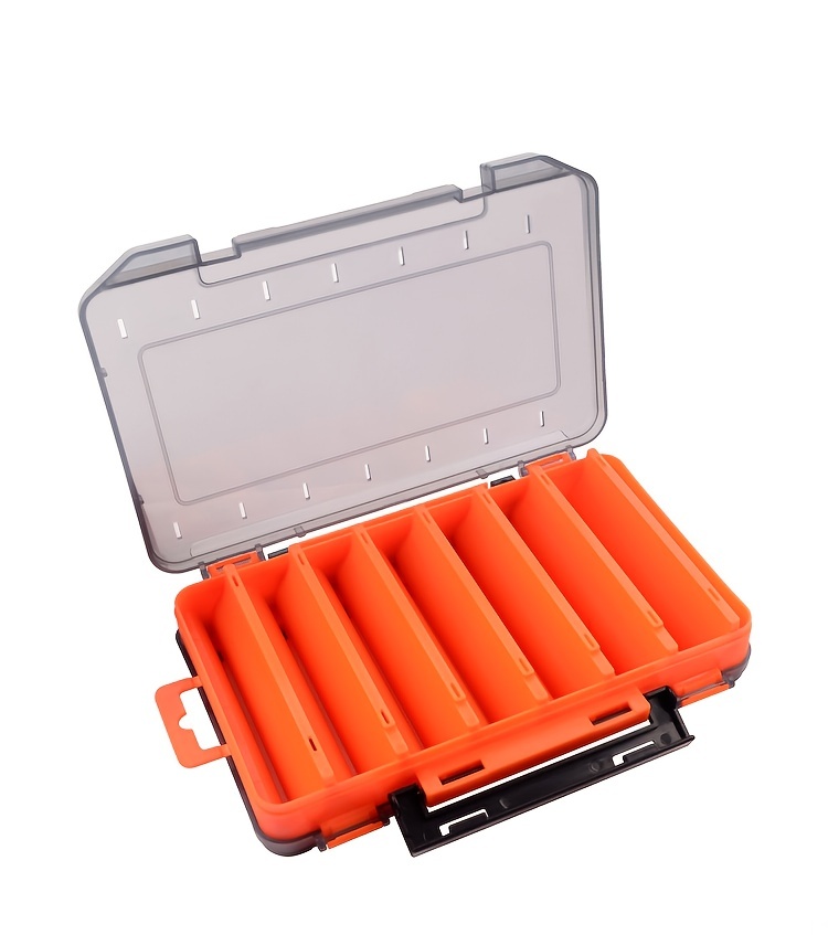 Double Sided Fishing Tackle Box 14 Cells Bait Lure Storage - Temu Canada