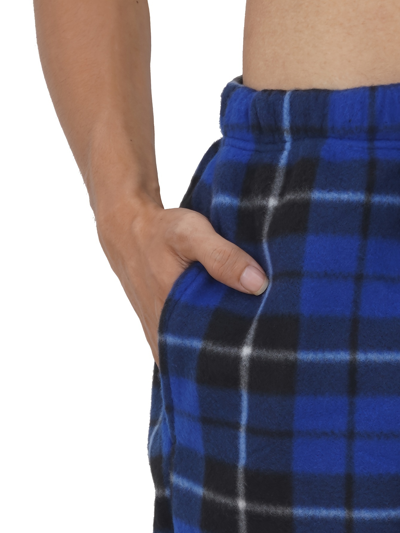 Men's Pj Pajama Pants Bottoms Fleece Lounge Pants Sleepwear - Temu