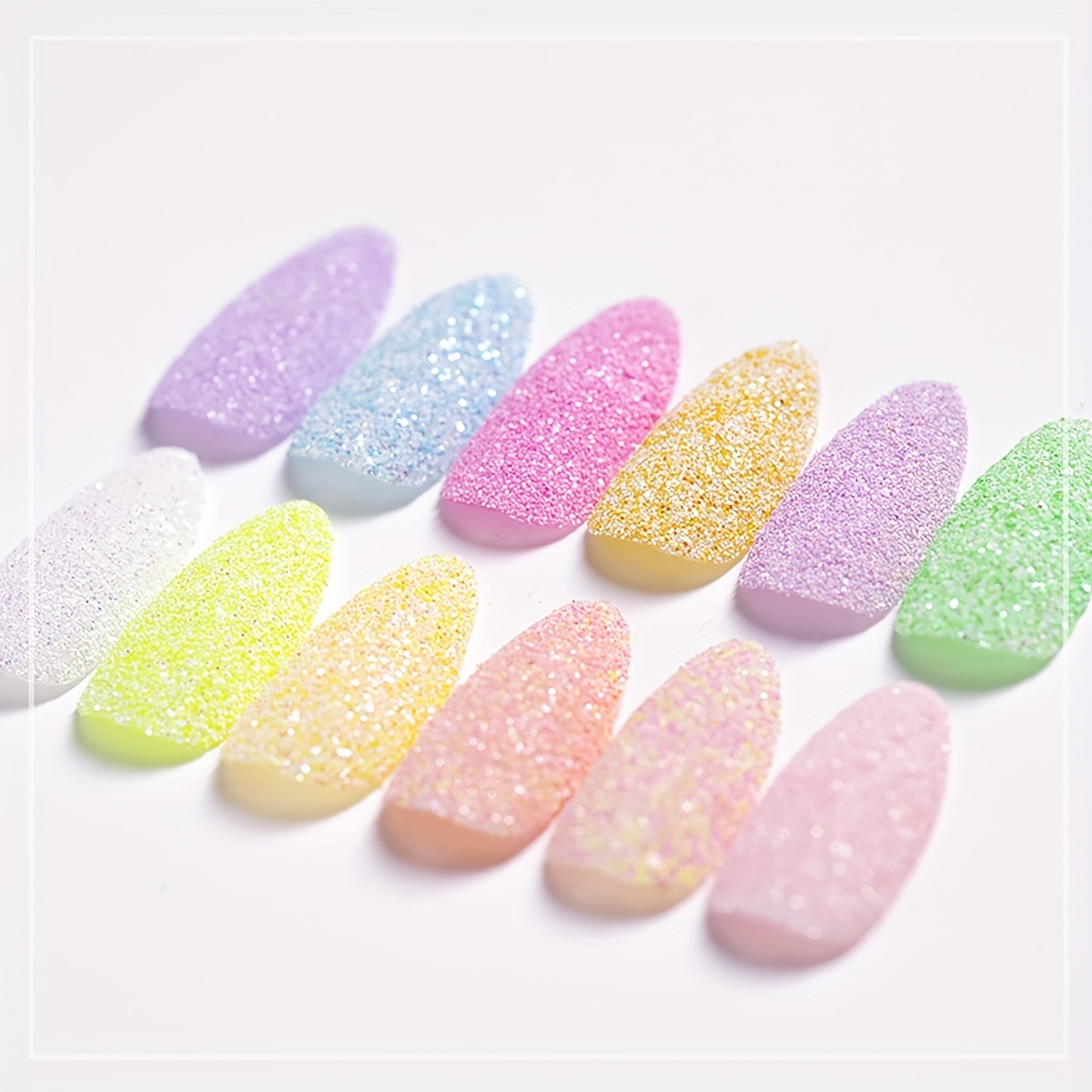 5g White Dust Sugar Nail Glitter Powder - Diamond Dust Sand Shining Sugar  Effect Glitter Dip Powder, Superfine French Candy Coat Nails Sweater Design