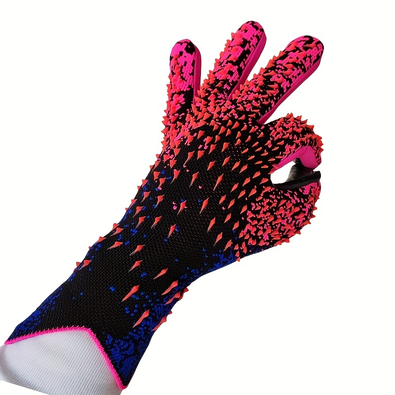 1 par látex fútbol portero Guantes adultos juventud espesado fútbol cómodo  transpirable durable anti deslizante profesional protección entrenamiento portero  fútbol exterior deportivo Hombres Mujer portero Guantes blanco, Mode de  Mujer