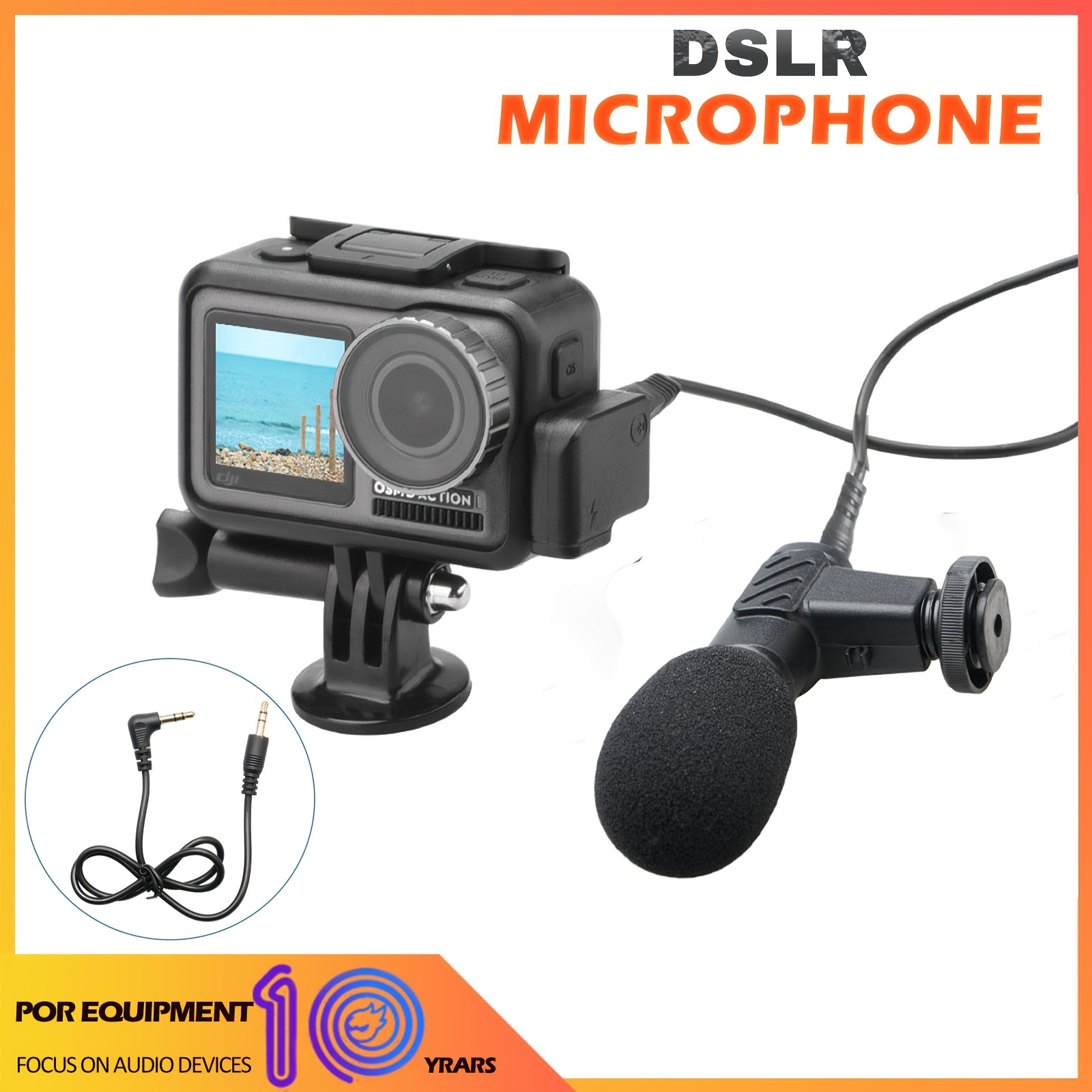 Microphone chasse aux fantômes caméra téléphone 3,5 mm flux vidéo micro  paranorm