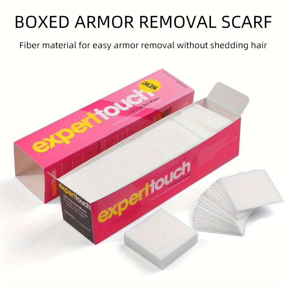 

325pcs/boxed Nail Removal Towel Pads, Thickened Nail Polishing Color Wipe, Cotton Pad Gel Nail Removal Supplies