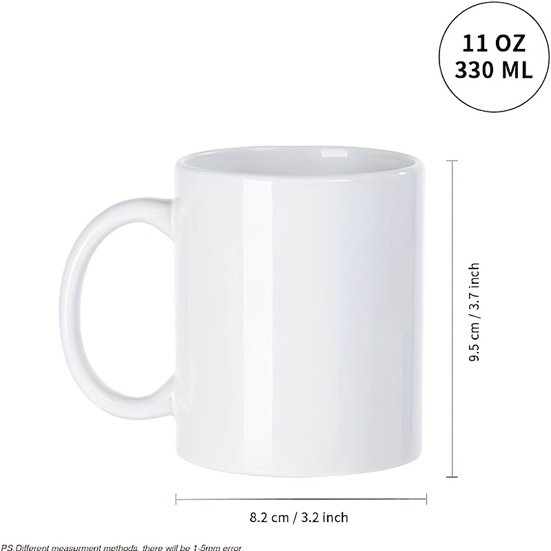 Black 11oz Mug Sublimation Blank Black Ceramic Coffee Mug 11 Oz Blank White  11 Oz Ceramic Mug 